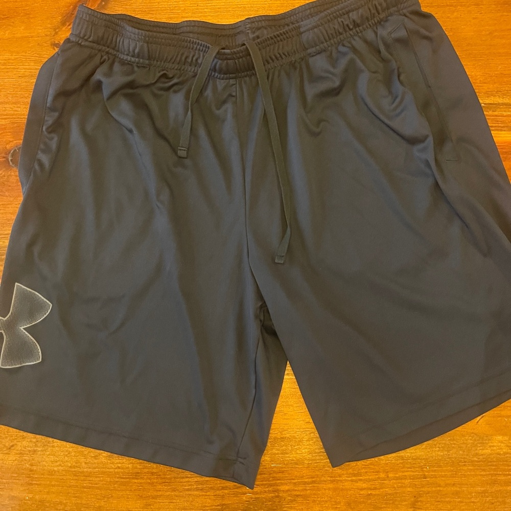 Under Armour Men's Dark Gray Athletic Shorts two pair